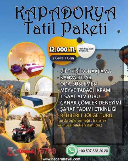 2 Gece 3 Gün Lüks Paket