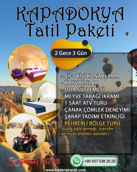 2 Gece 3 Gün Lüks Paket